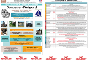 Une exposition canine en Dordogne prochainement @ Sorges en Périgord